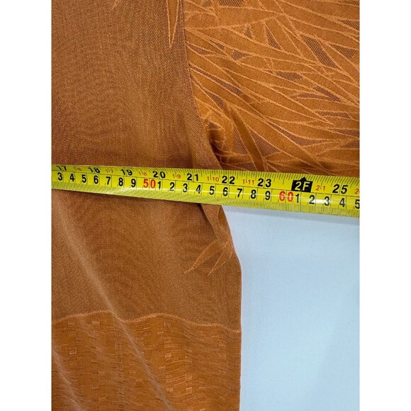 Tommy Bahama Silk Hawaiian Shirt Mens L Orange Floral AOP Camp Relax Dad - Picture 4 of 5